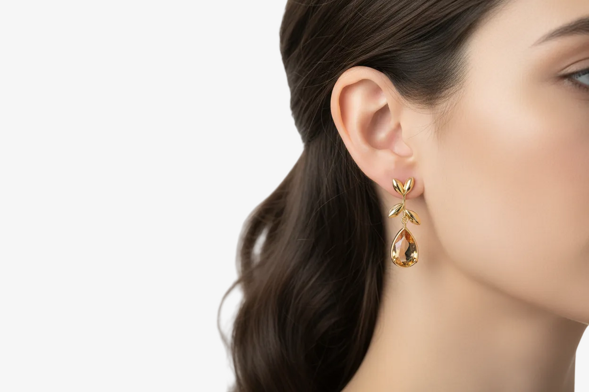 Elegant Gold Drop Earrings