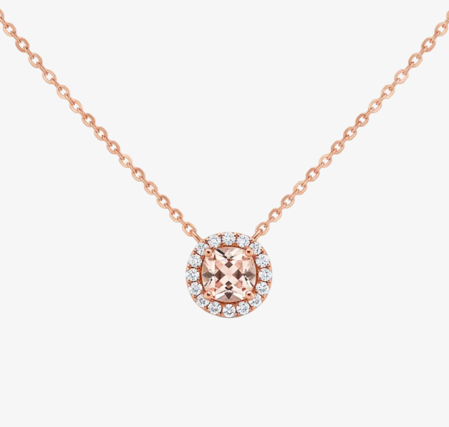 Medium Weight Rose Gold Pendant Necklace