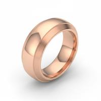 Elegant Rose Gold Band Ring