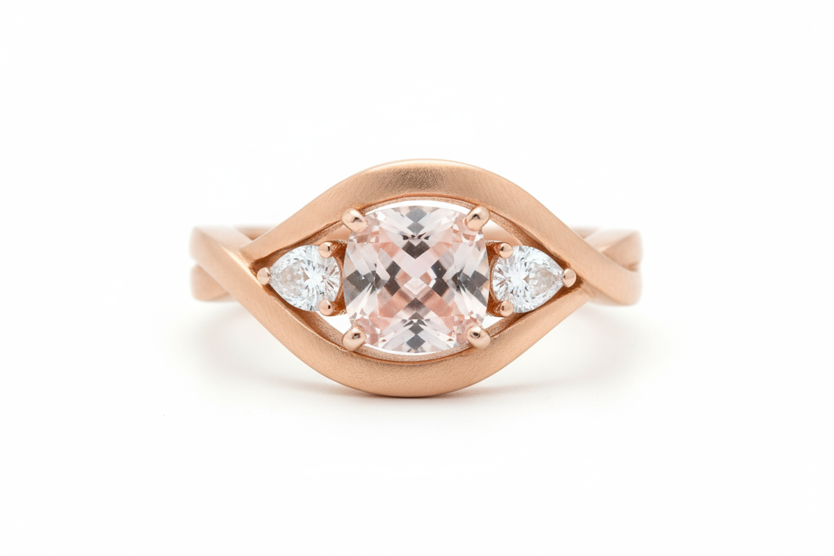 Elegant Rose Gold Band Ring